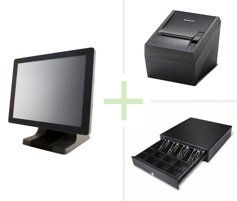 ELEMENT 485 J1900 + BIXOLON SRP330 + CASH DRAWER 4N/8C